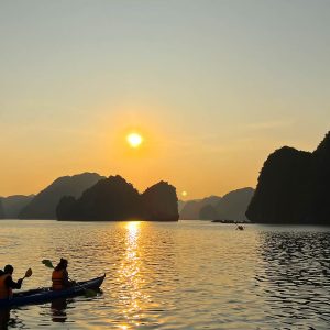 Sunset on Lan Ha Bay